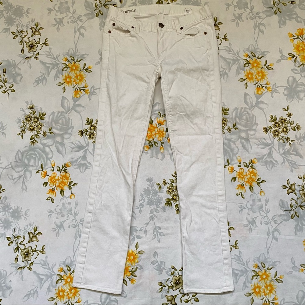 J. Crew Size 26S White Matchstick Jean